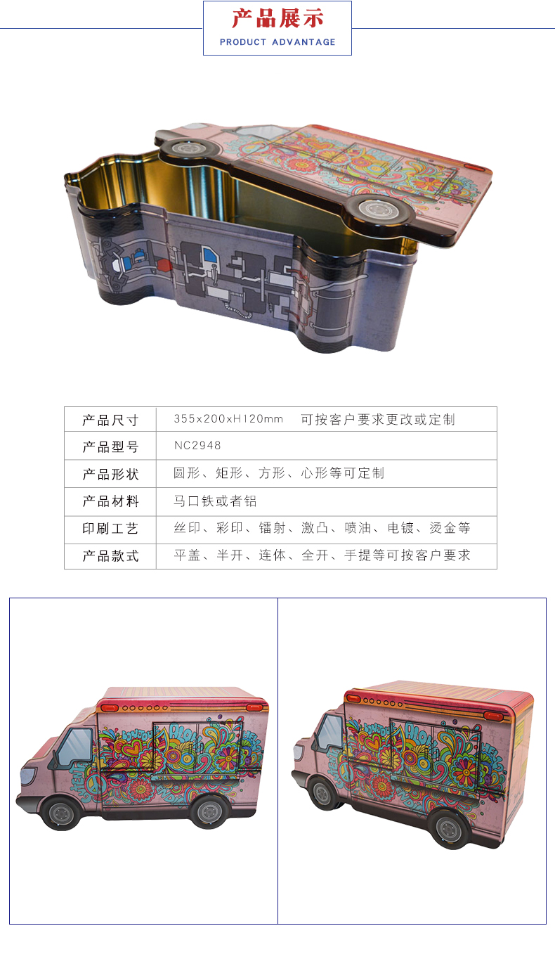 馬口鐵創意糖果鐵盒